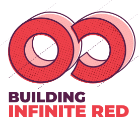 Building Infinite Red podcast logo